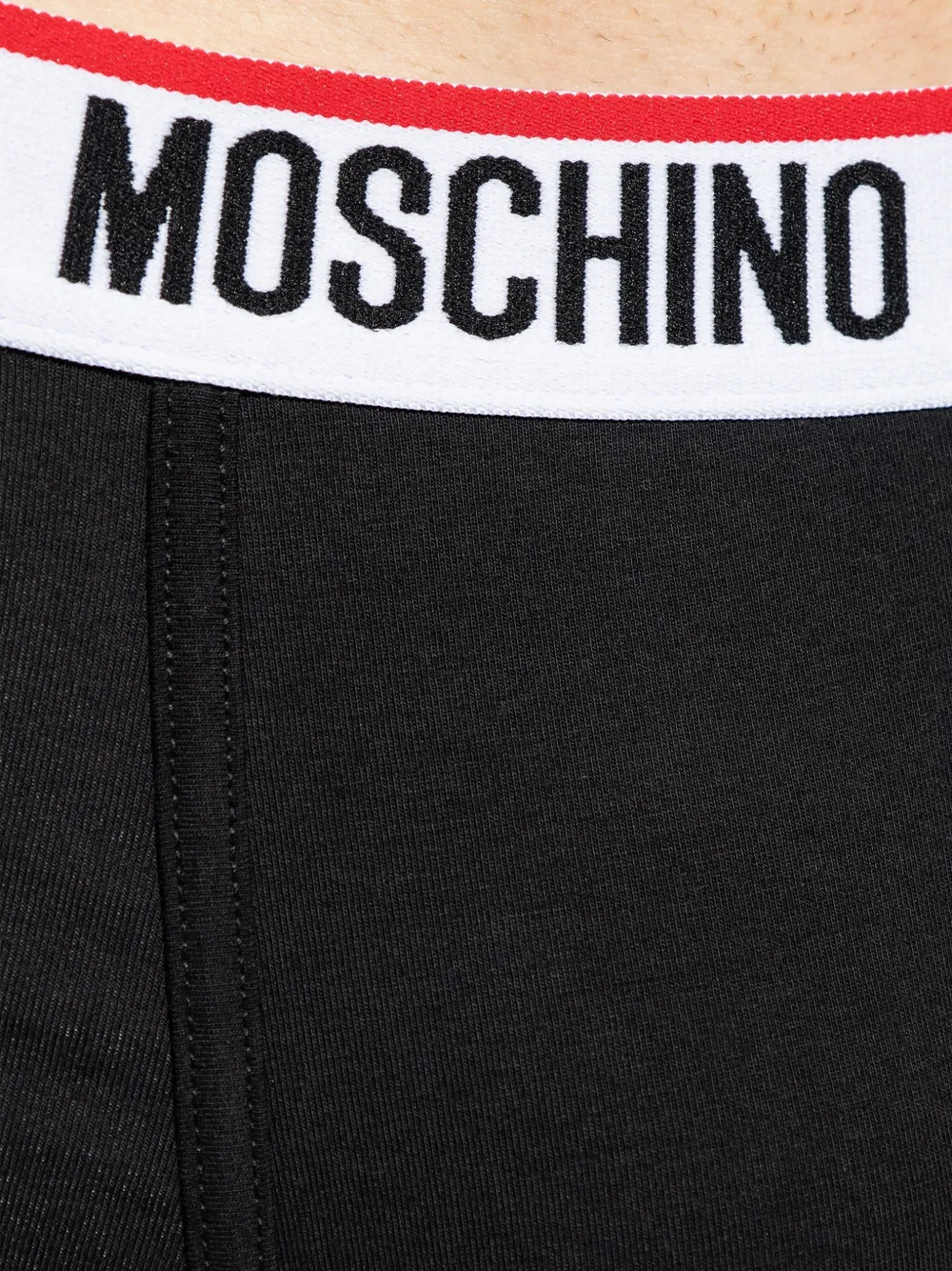 Moschino Boxershorts met logoband Zwart