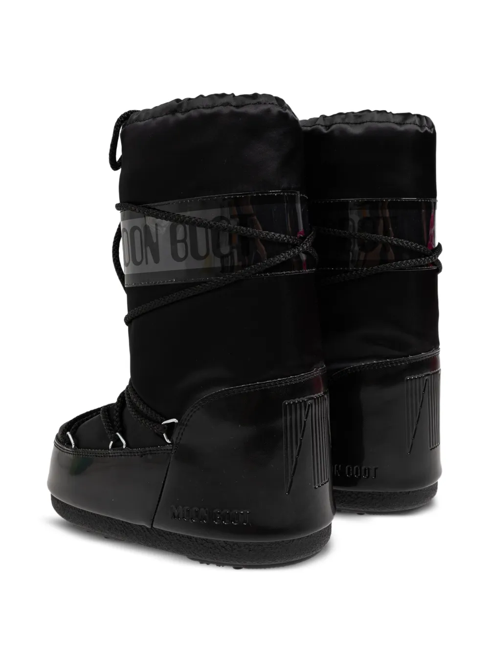 Moon Boot Kids Icon Low Glance laarzen Zwart