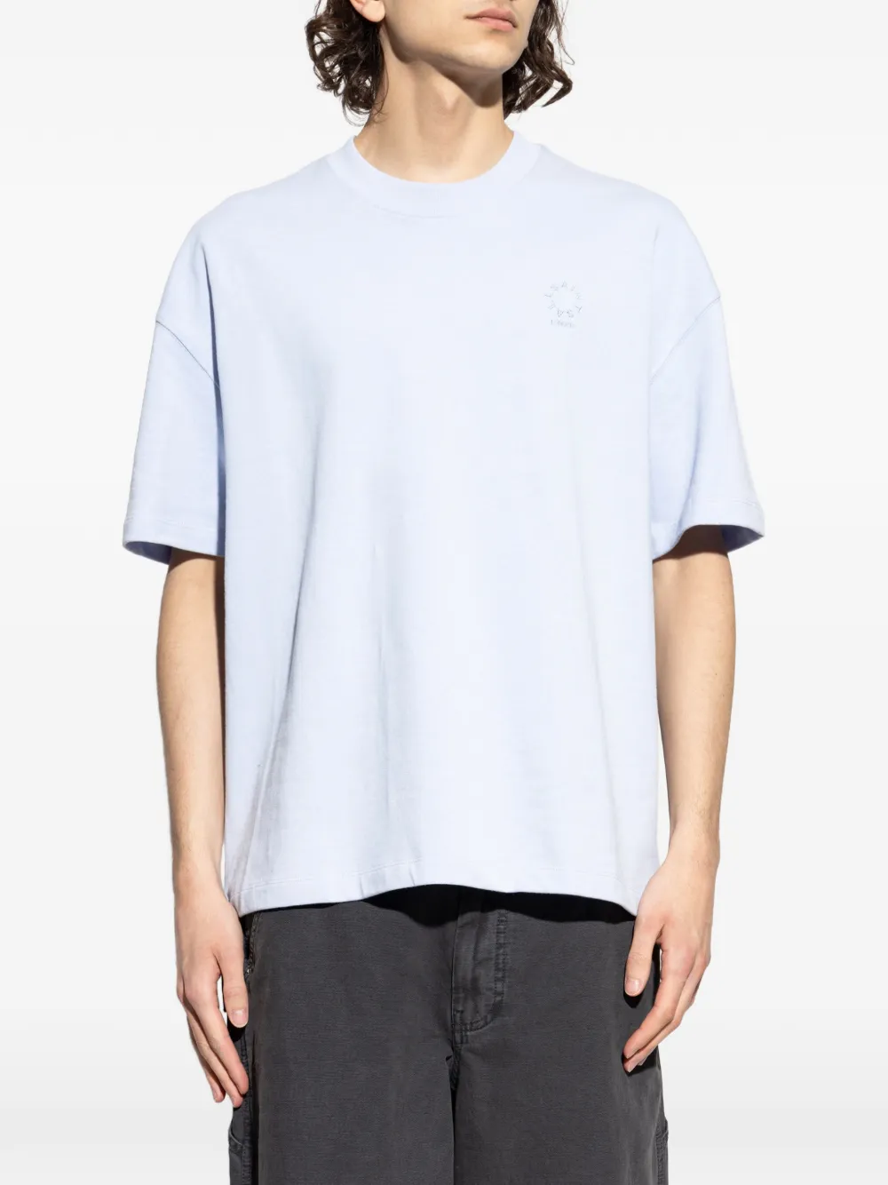 AllSaints Haven T-shirt met geborduurd logo Blauw