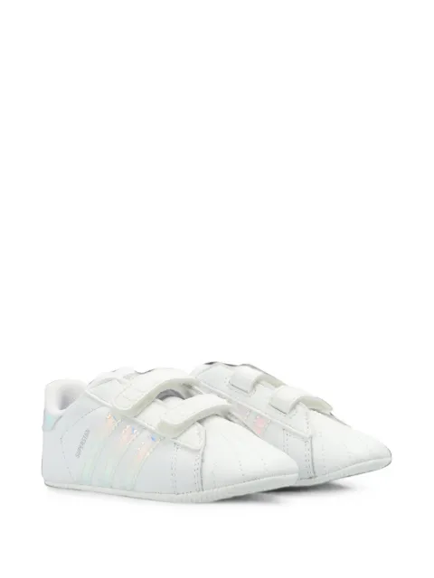 adidas Kids Superstar touch-strap sneakers