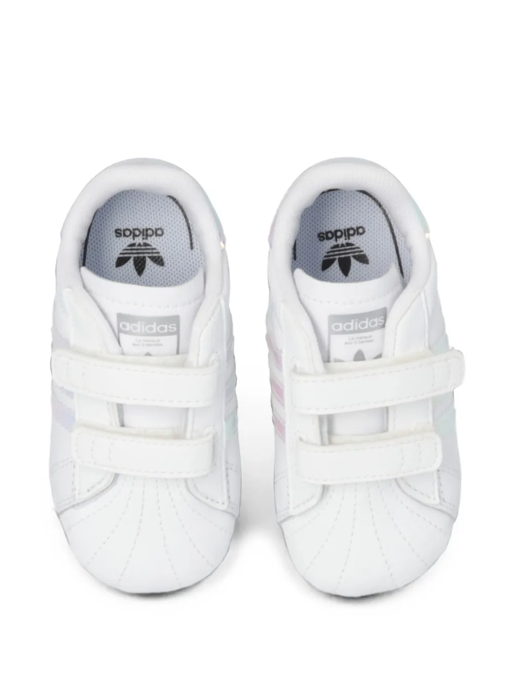 adidas Kids Superstar sneakers met klittenband Wit