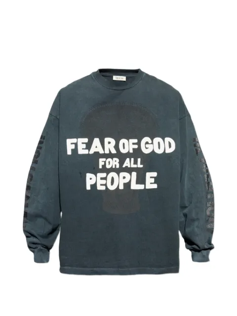 Fear Of God slogan-print long-sleeve T-shirt