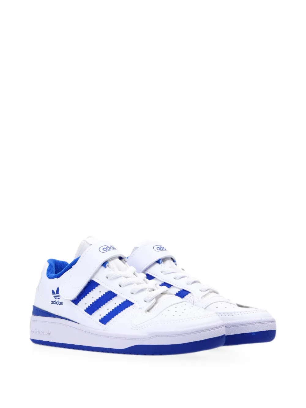 adidas Kids Forum Low logo-detail sneakers - Bianco