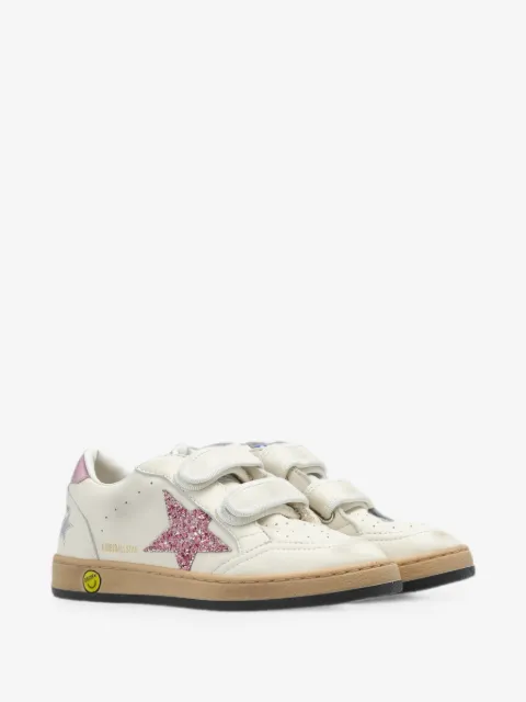 Golden Goose Kids Ball Star glitter-star sneakers