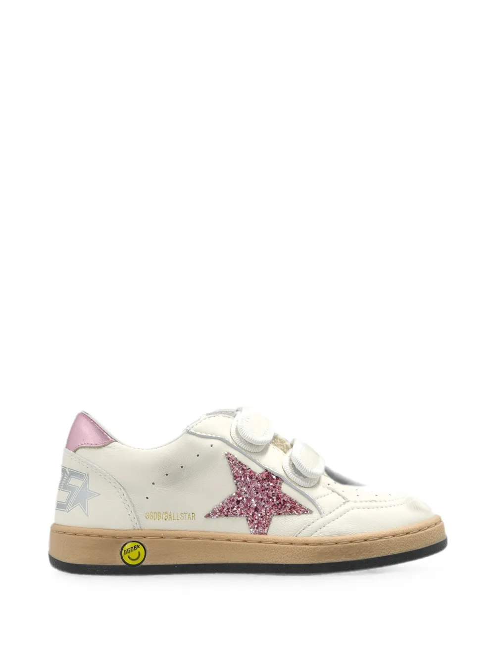 Golden Goose Kids Ball Star glitter-star sneakers Wit