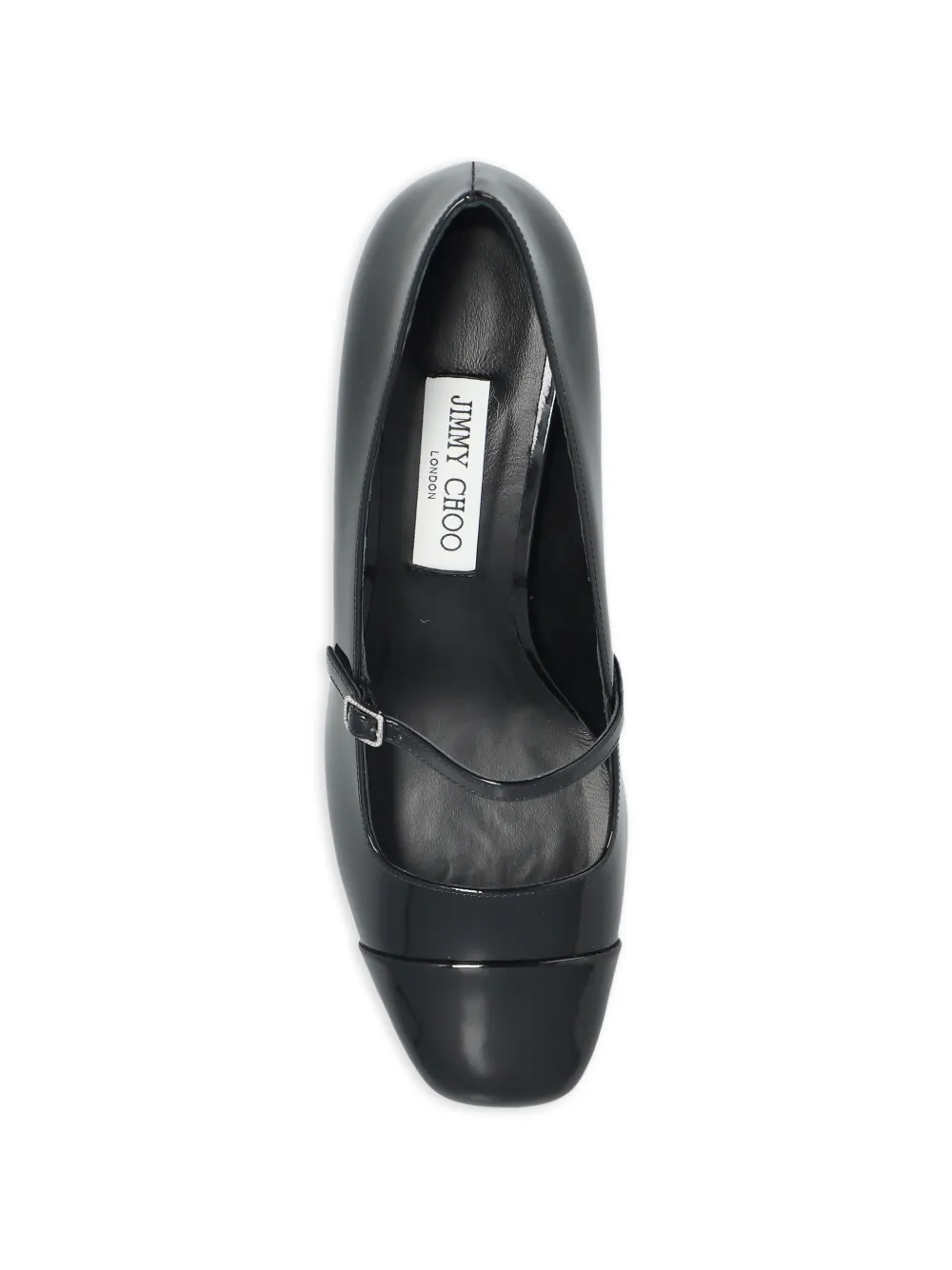 Jimmy Choo Elisa crystal-embellished patent leather pumps Zwart