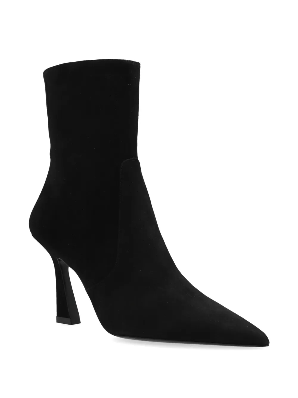 Stuart Weitzman Vinnie pointed-toe ankle boots Zwart