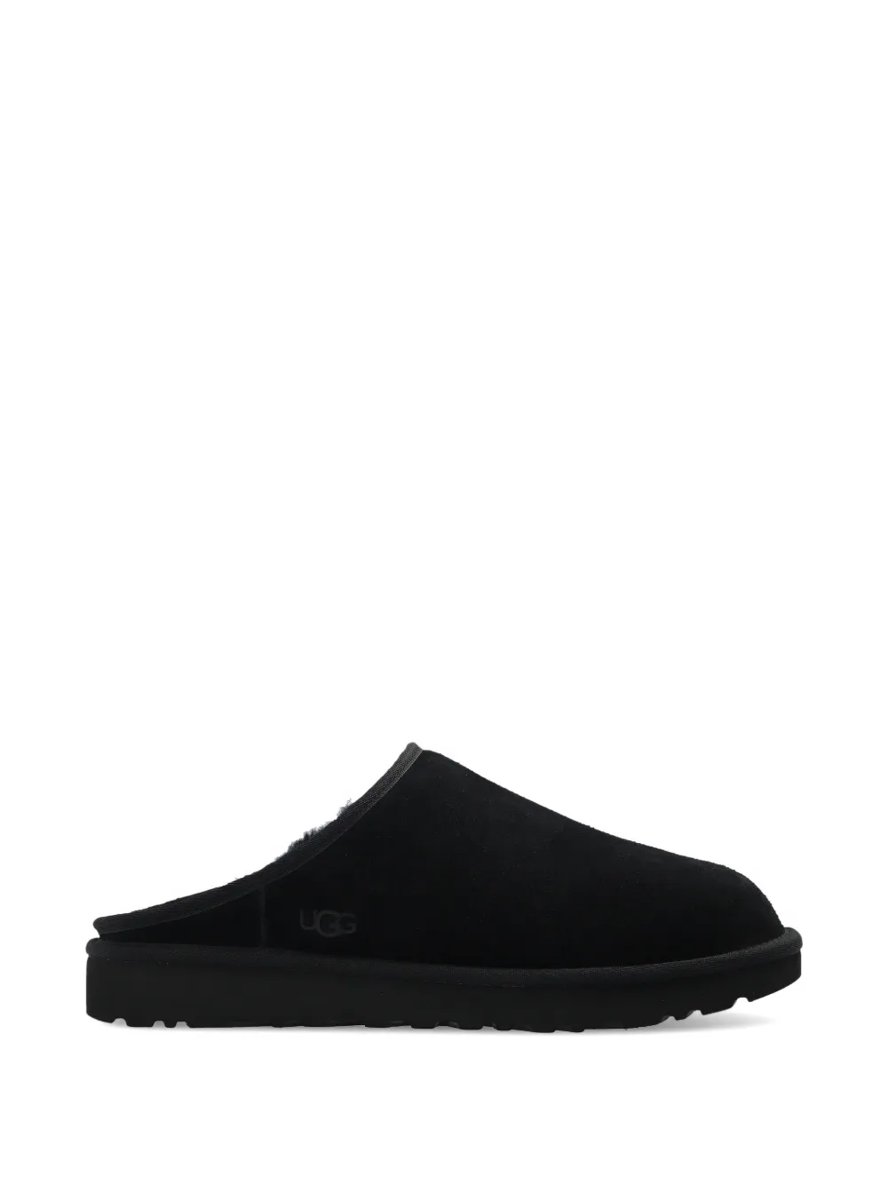 UGG Classic Slip-On suede slides - Schwarz