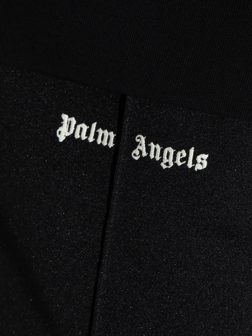 Palm Angels Shorts met logoprint Zwart