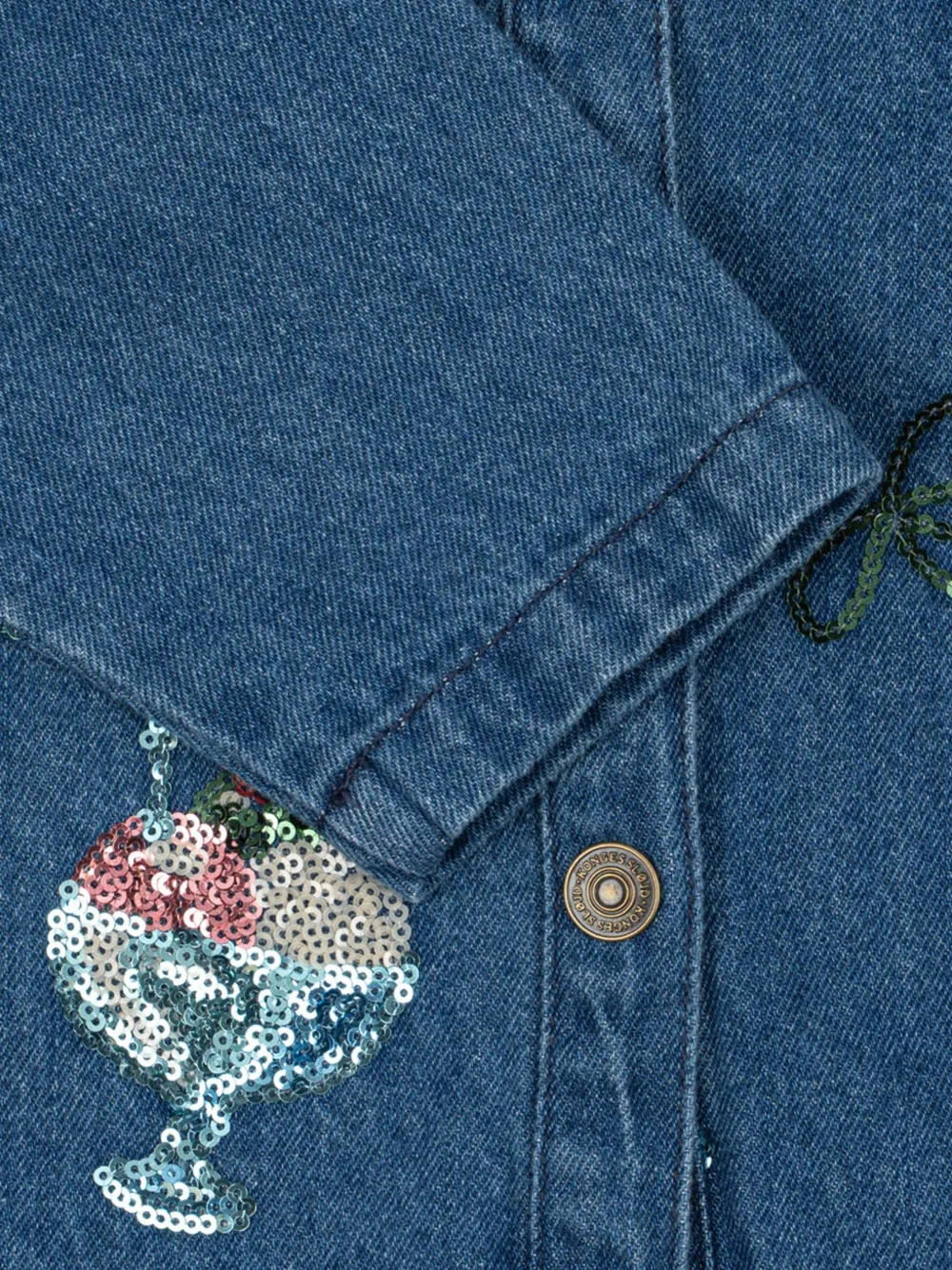 Konges Sløjd Magot denim jack Blauw