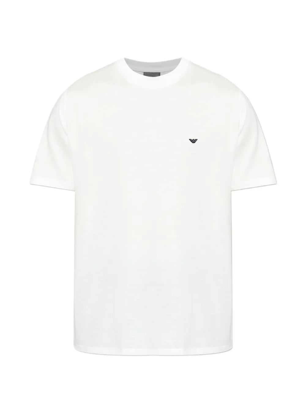 Emporio Armani T-shirt con applicazione logo - Bianco