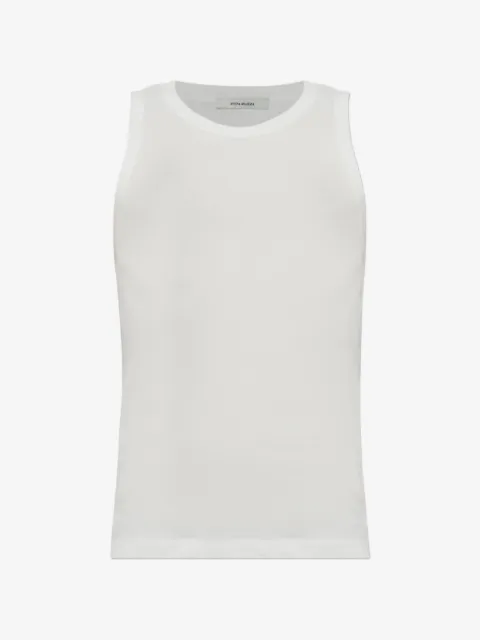 ENTIRE STUDIOS ribbed-trim sleeveless tank top