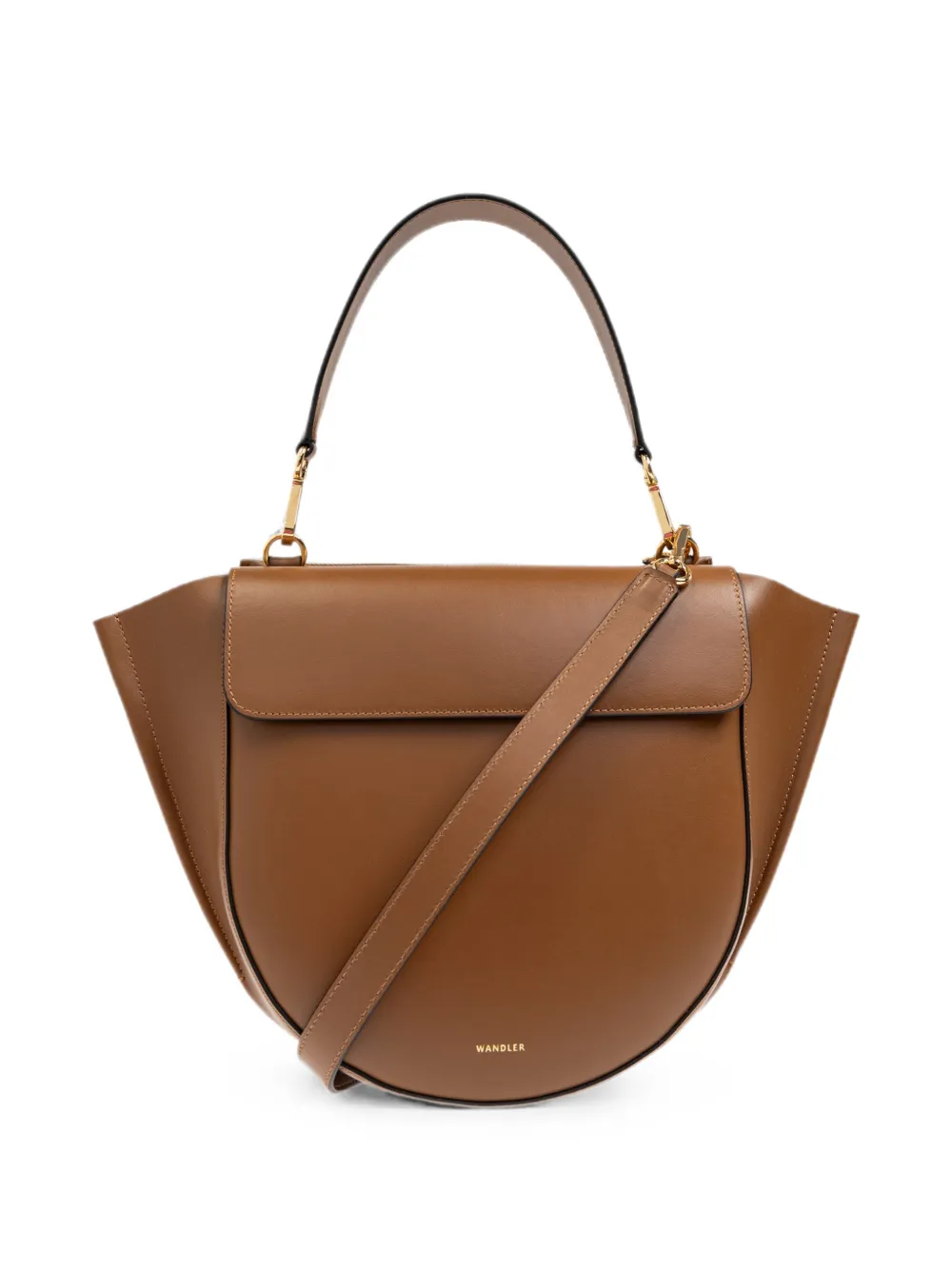 Wandler Borsa tote Hortensia media in pelle - Marrone