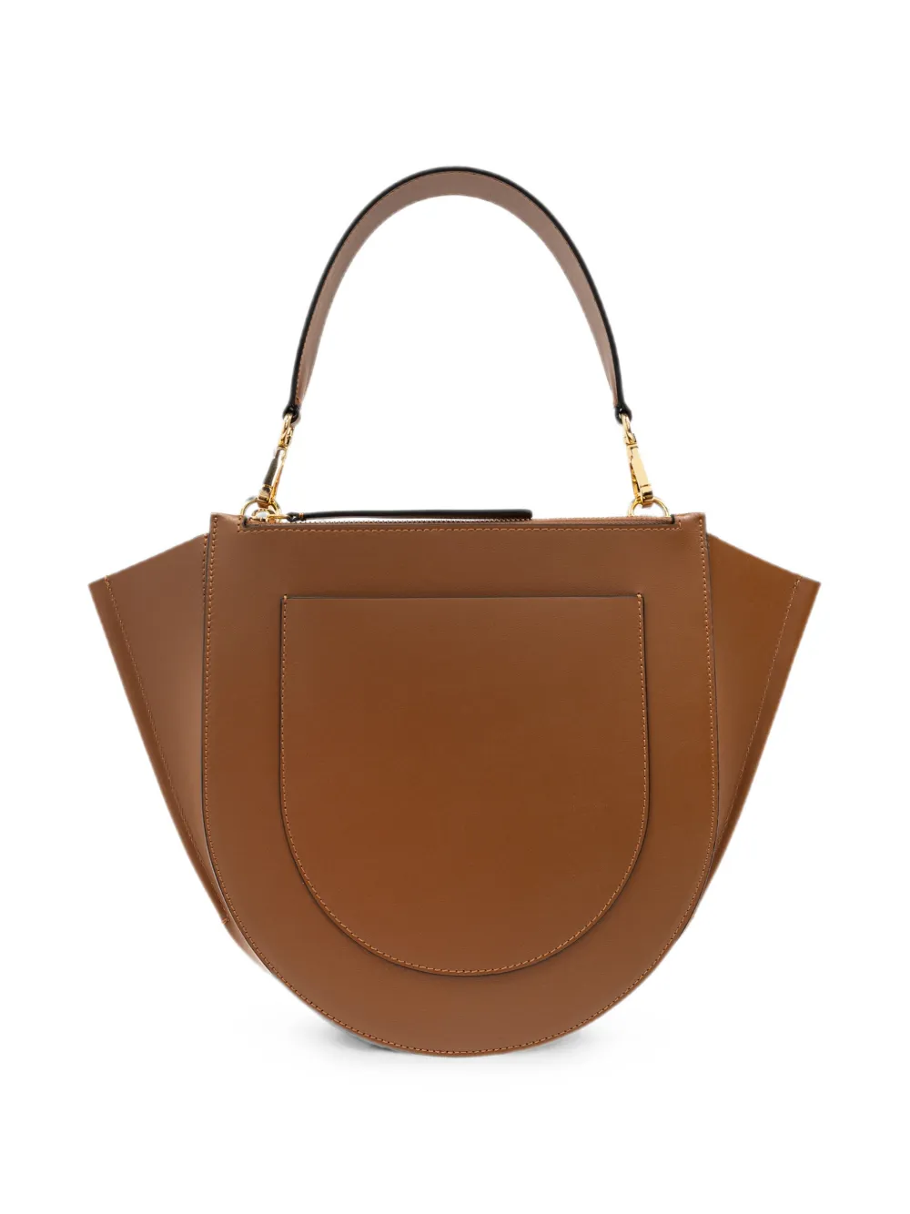 Wandler Hortensia leren shopper Bruin