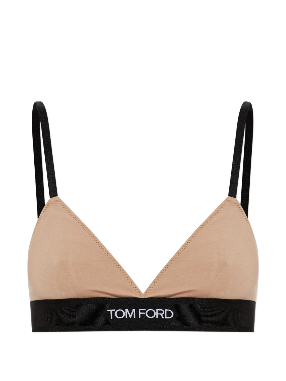 TOM FORD Triangel-BH mit Logo-Bund - Nude