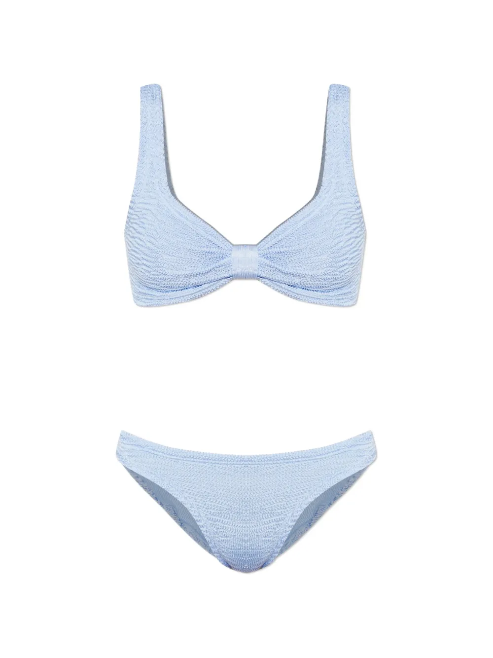 PARAMIDONNA Salma crinkle-effect bikini - Blau