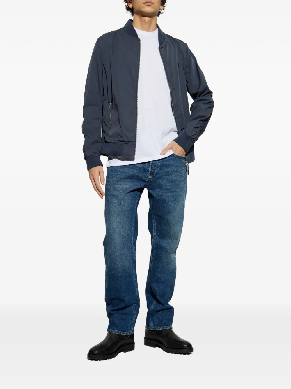 AllSaints Brace T-shirt met lange mouwen Wit