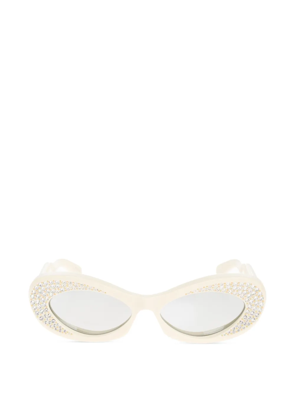 VALENTINO GARAVANI EYEWEAR Occhiali da sole VLogo Signature con cristalli - Toni neutri