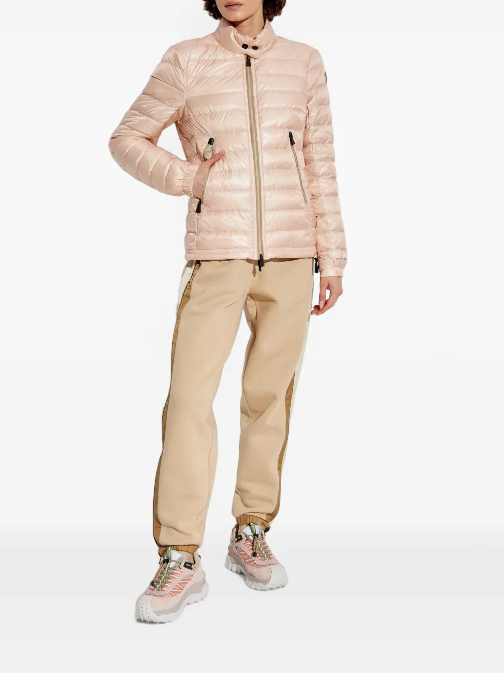 Moncler Grenoble Day-Namic gewatteerd jack Roze