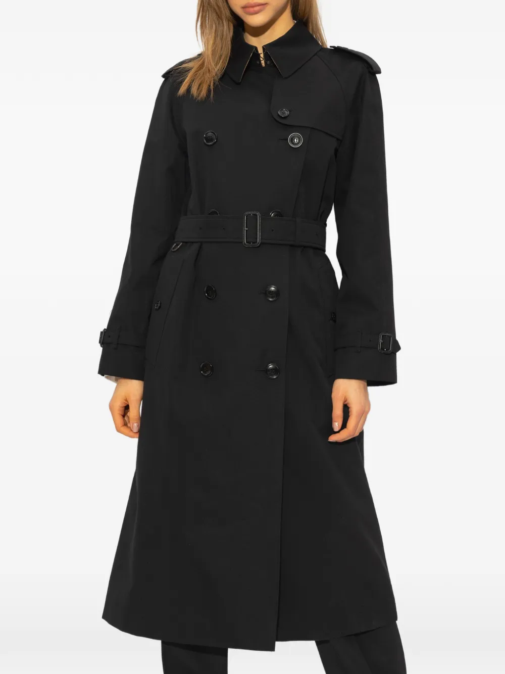 Burberry The Waterloo trenchcoat Zwart