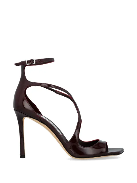 Jimmy Choo — 95m Azia leather heeled sandals