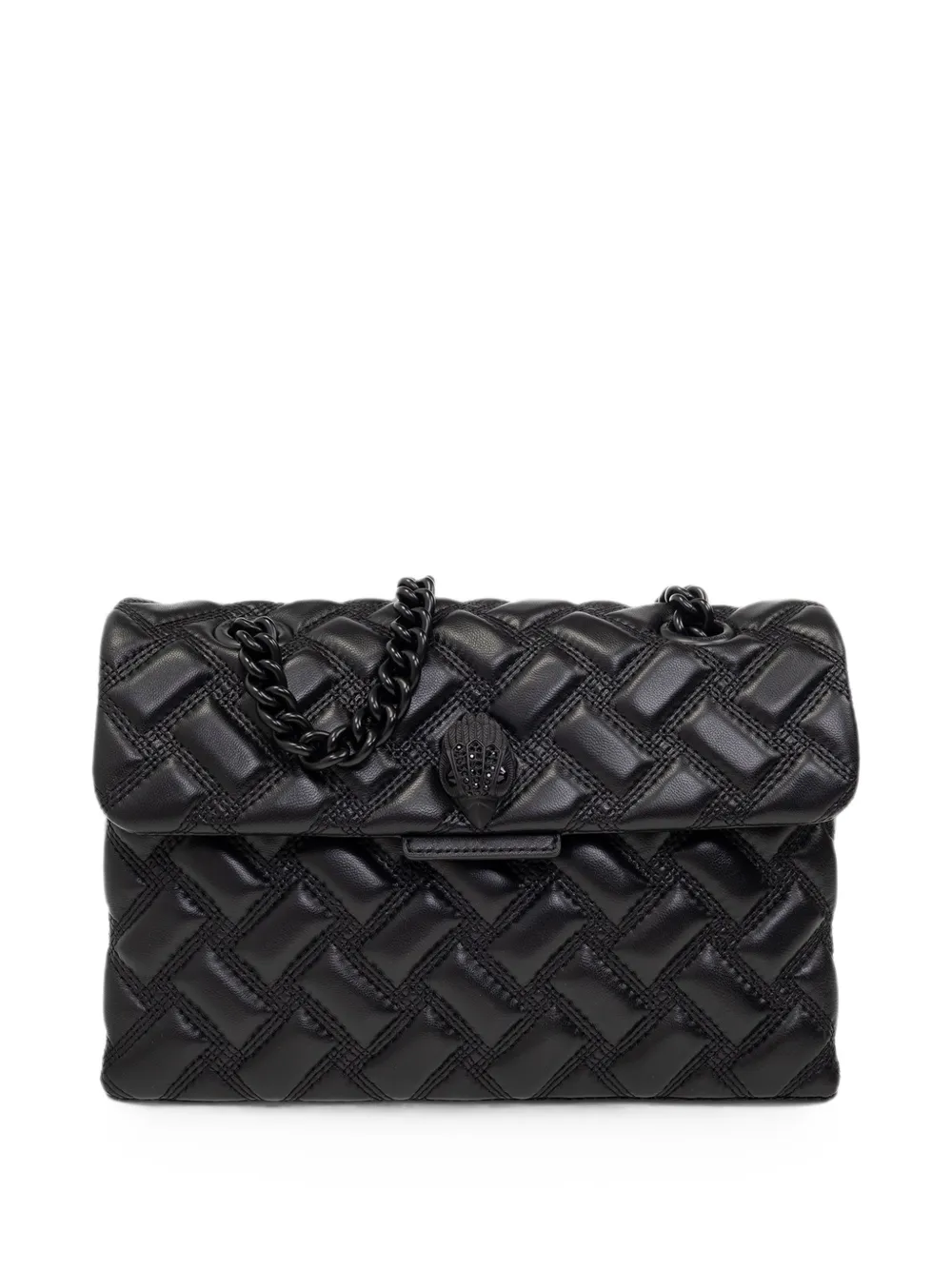 Kurt Geiger London Kensington Drench gewatteerde schoudertas Zwart