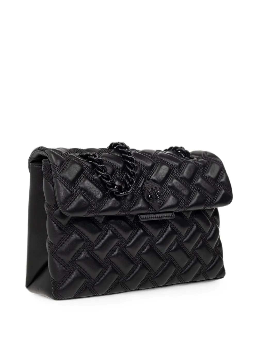 Kurt Geiger London Kensington Drench gewatteerde schoudertas Zwart