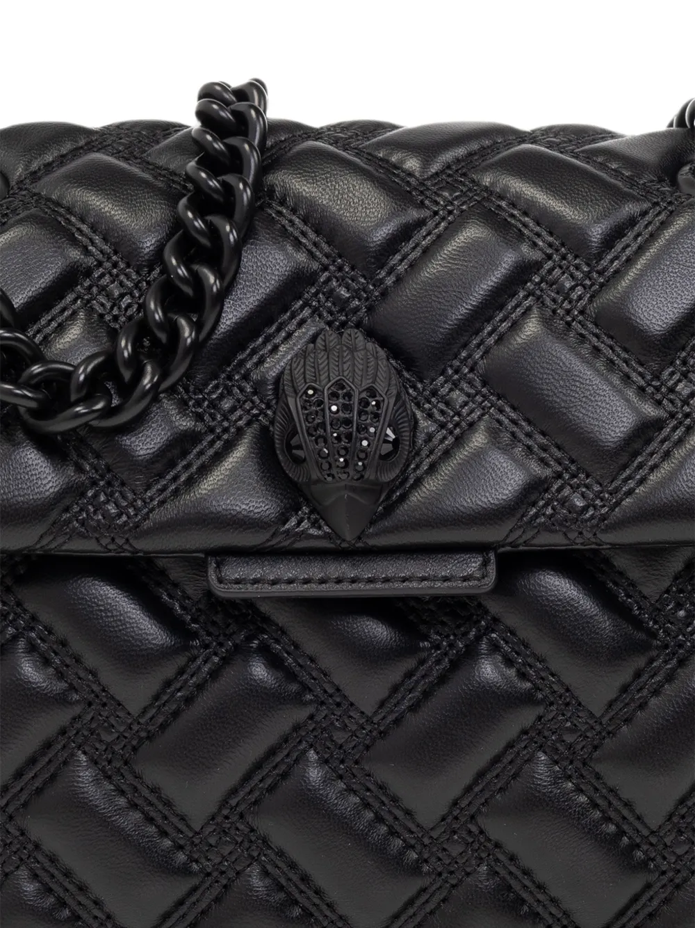 Kurt Geiger London Kensington Drench gewatteerde schoudertas Zwart