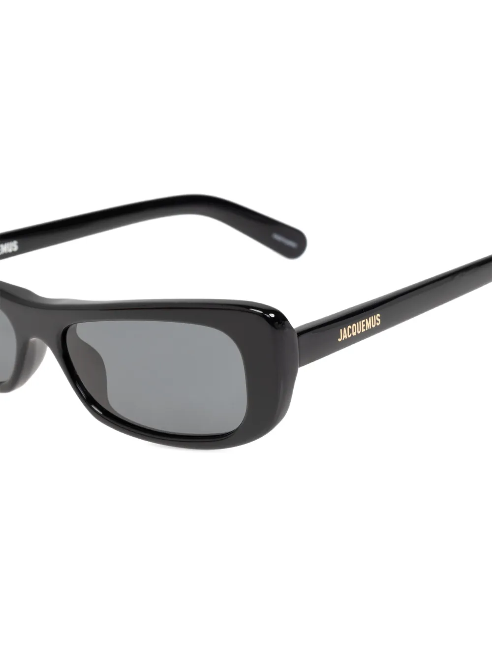 Jacquemus Les Lunettes Capri zonnebril Zwart