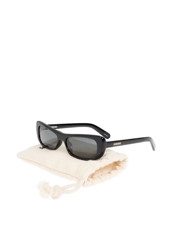 JACQUEMUS サングラス Jacquemus Les Lunettes Capri サングラス | ブラック | FARFETCH JP