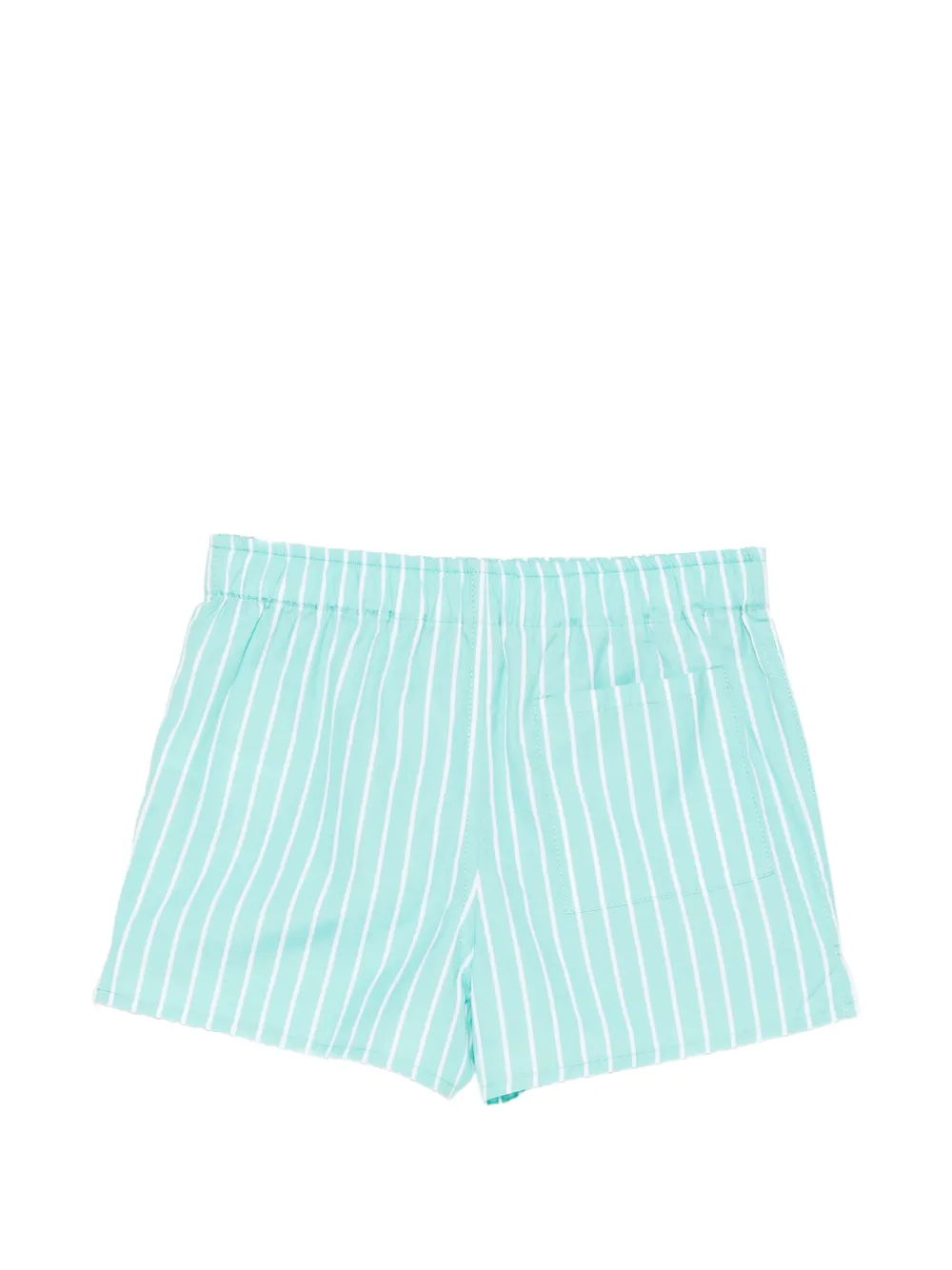 MC2 Saint Barth Kids Gestreepte shorts Blauw