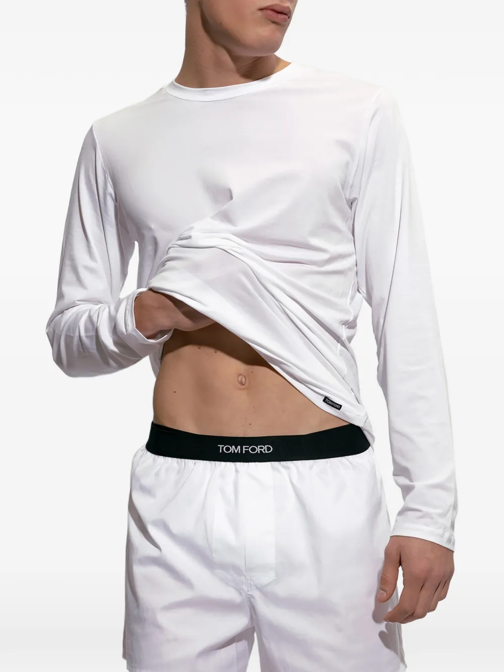 TOM FORD T-shirt met lange mouwen Wit
