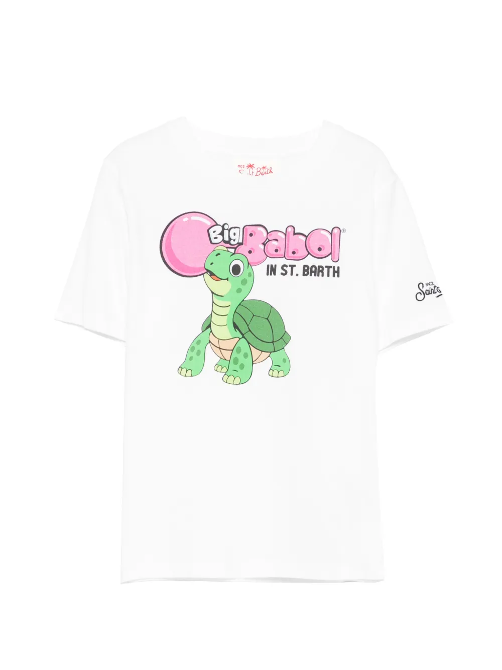 MC2 Saint Barth Kids x Big babol Denver graphic-print T-shirt - Weiß