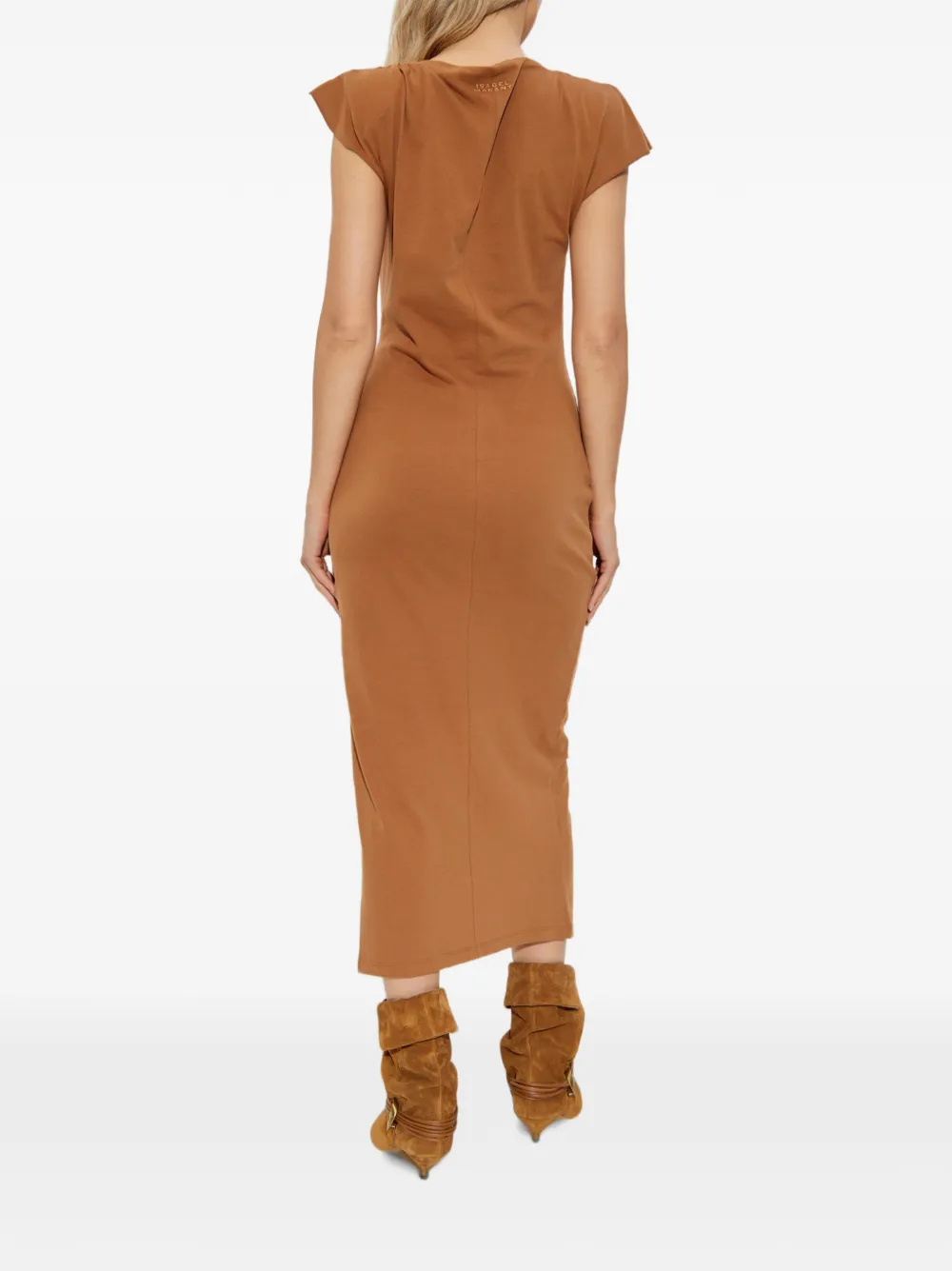ISABEL MARANT Nadella maxi-dress Bruin