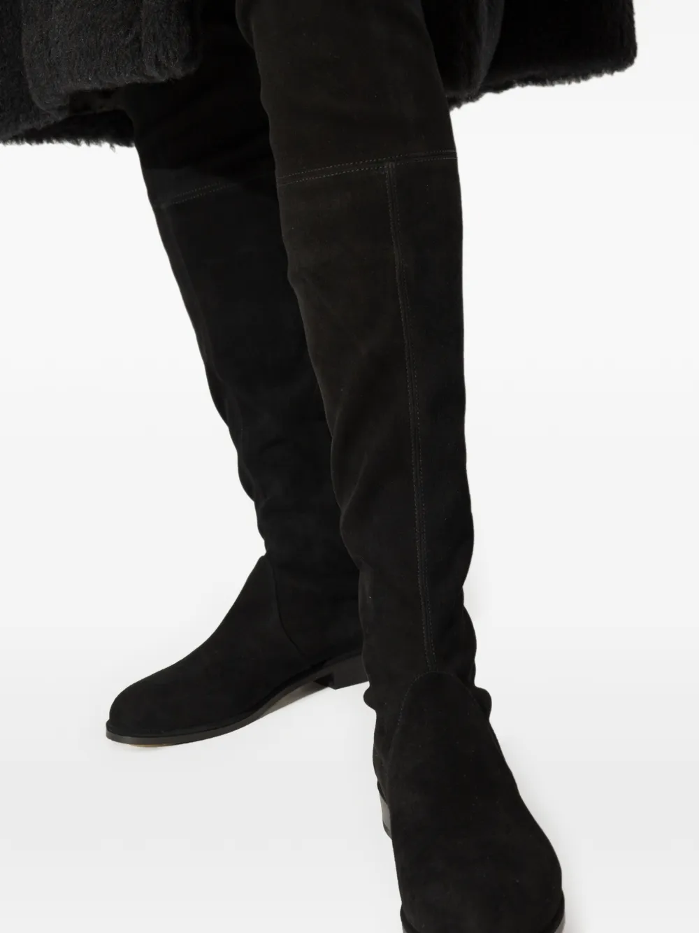 Stuart Weitzman Lowland over-the-knee boots Zwart