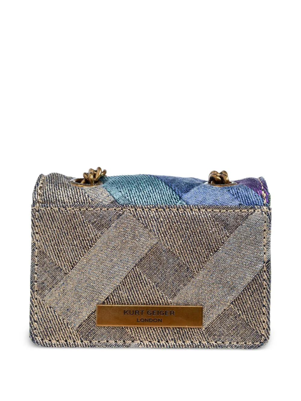 Kurt Geiger London Micro Kensington tas Blauw