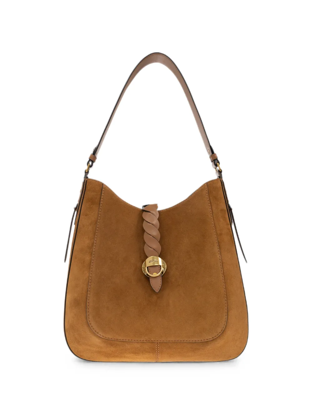 ISABEL MARANT Borsa a spalla Altay con dettaglio intrecciato - Marrone