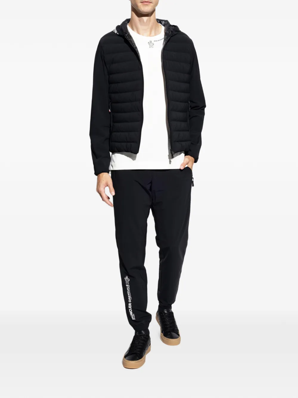 Moncler Grenoble Jas met capuchon Zwart