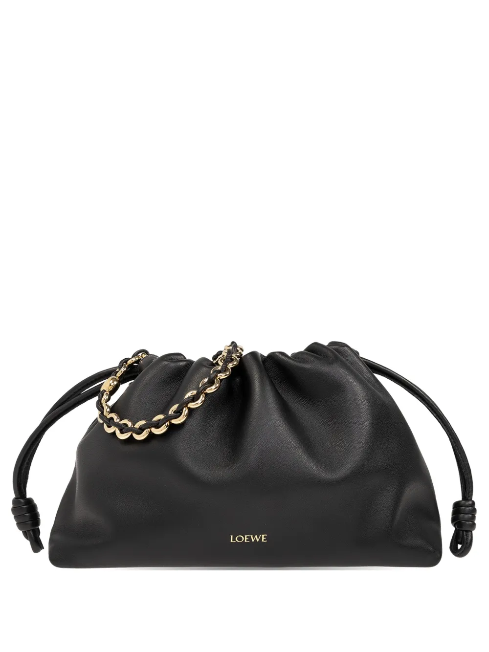 LOEWE medium Flamenco leather shoulder bag - Nero
