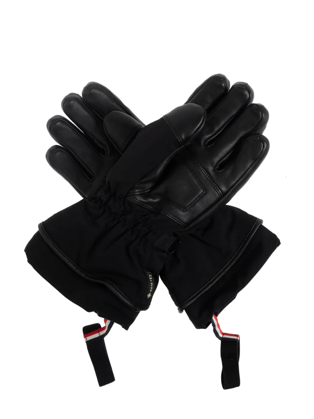 Moncler Grenoble Handschoenen met logo-reliëf Zwart