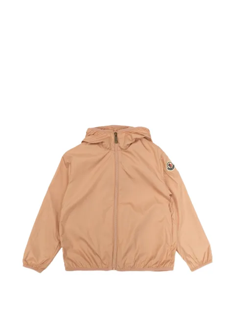 Moncler Enfant logo-patch hooded jacket