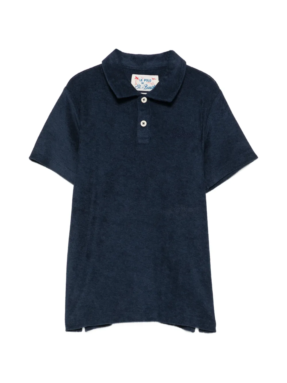 MC2 Saint Barth Kids Jeremy Jr terry-cloth polo shirt - Blau