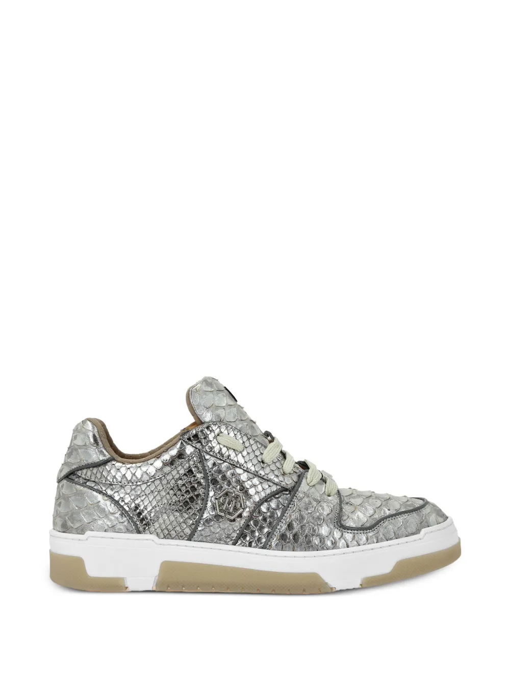 Philipp Plein logo-detail sneakers - Argento