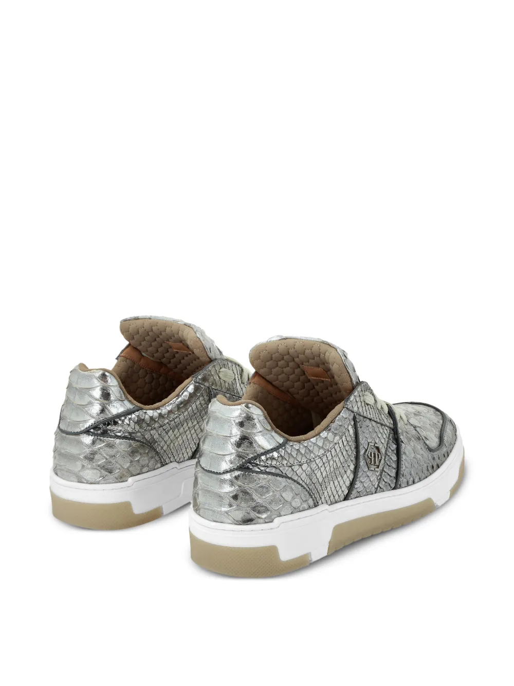 Philipp Plein logo-detail sneakers Zilver