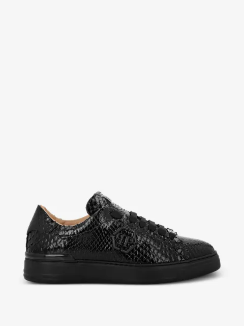 Philipp Plein sneakers med slangeskindseffekt