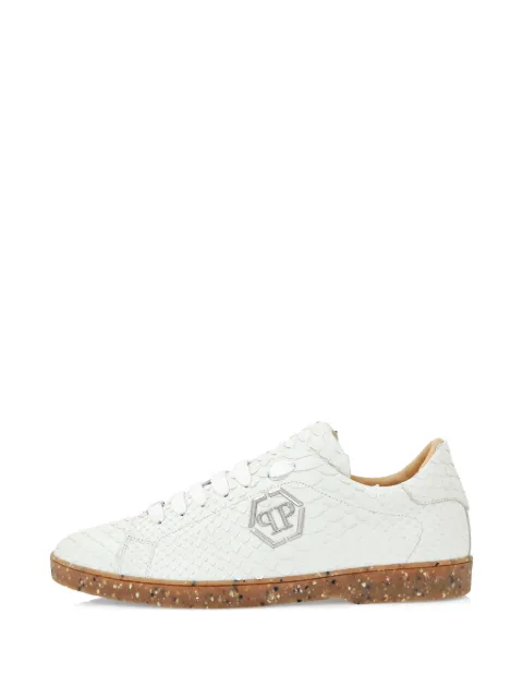 Philipp Plein python leather sneakers