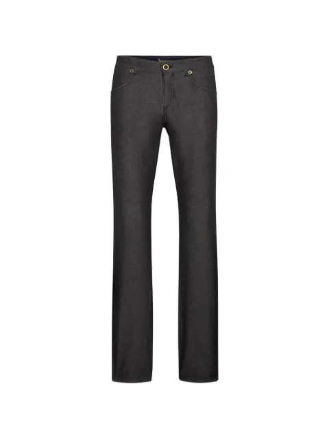 Billionaire logo-plaque regular-fit jeans