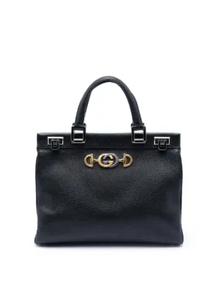 Gucci Pre-Owned グッチ ズゥミ トップハンドル バッグ レザー 