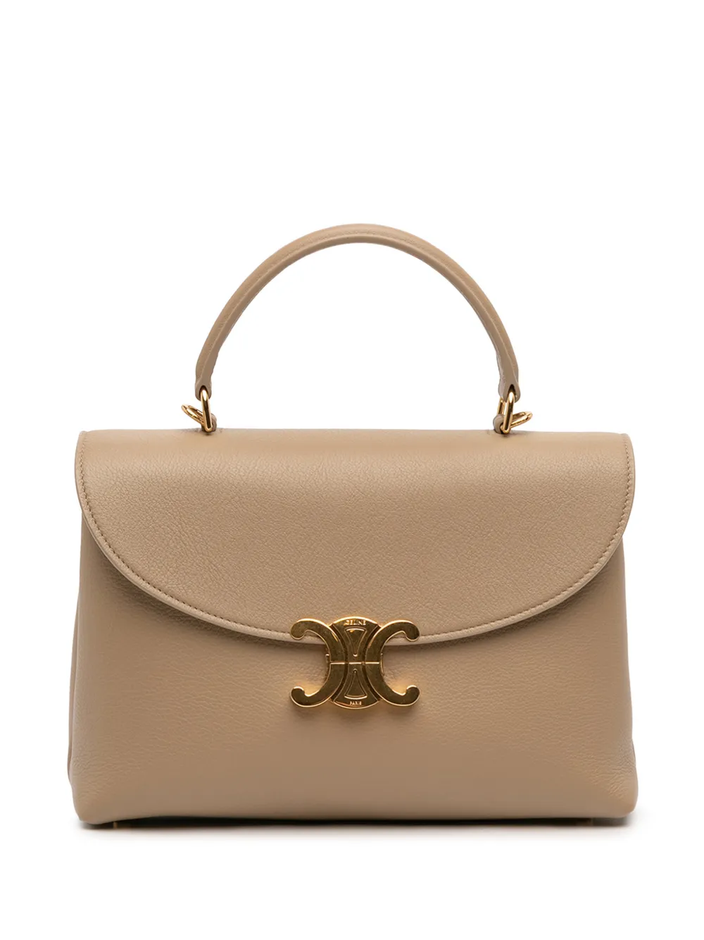 Celine Pre-Owned 2025 Medium Supple Grained Calfskin Nino Bag satchel - Toni neutri