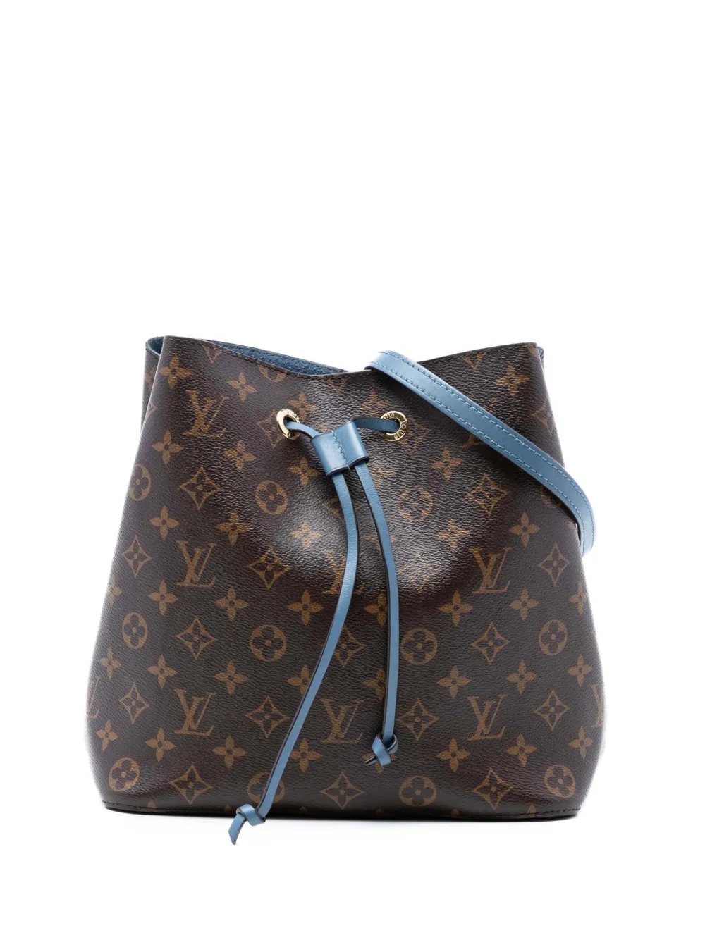 Louis Vuitton Pre-Owned 2019 Monogram Neonoe MM bucket bag - Blue